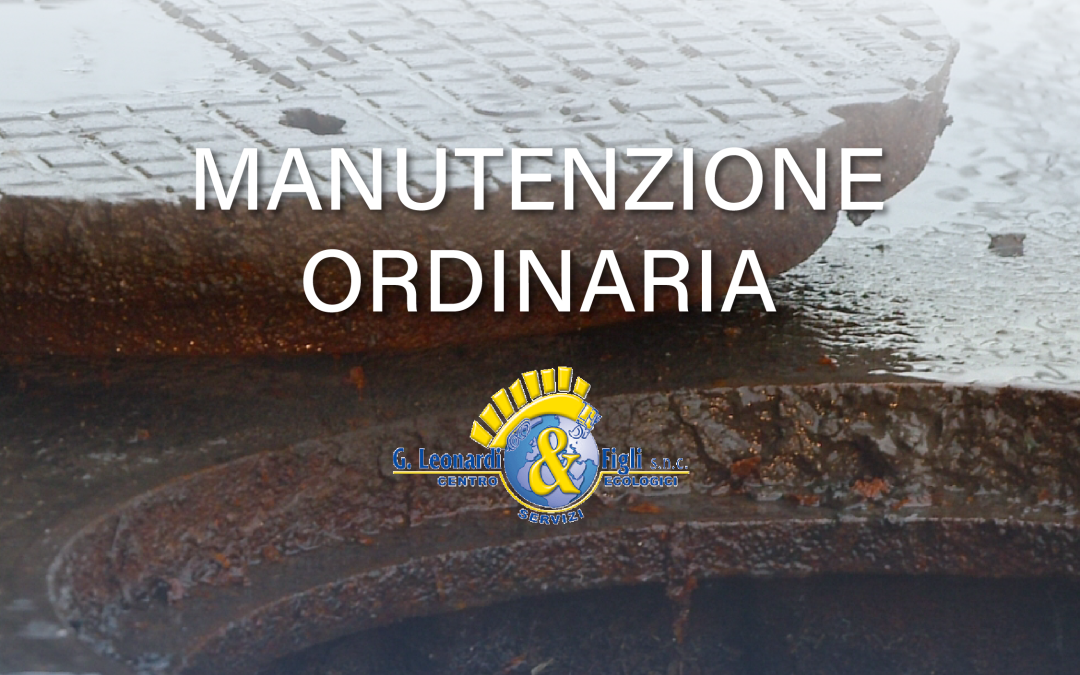 Manutenzione Ordinaria della Rete Fognaria | Giarre, Catania e provincia.